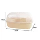 Клітка для хом'яка Taotaopets TT-268805 Beige з біговим колесом напувалкою зоною для годування прозора - зображення 7