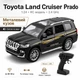 Машинка на радиоуправлении Toyota Land Cruiser Prado 1:24 металлическая RC машина на пульте 2.4 GHz со светом, звуком, аккумулятором и USB-зарядкой - изображение 1