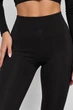 Лосины женские однотонные на флисе черный 214R329-1 AGER 3XL - изображение 5
