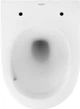 Унітаз підвісний Kroner Harz WHI493736 Tornado Rimless iз сидінням Soft Close дюропласт (KH493736WHIT) - зображення 6