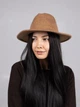 Капелюх вовняний Федора D.Hats колір рудий - зображення 2