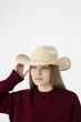 Шляпа ковбойка замшевая D.Hats цвет бежевый - изображение 2