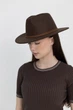 Шляпа фетровая Федора D.Hats коричневого цвета - изображение 3