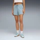 Шорти жіночі PUMA Essentials Elevated Mid-Rise 5" Shorts Women 69185947 xl, блакитний - изображение 1