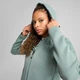 Джемпер жіночий EVOSTRIPE Full-Zip Hoodie Women 68505030 l, зелений - изображение 2