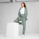 Джемпер жіночий EVOSTRIPE Full-Zip Hoodie Women 68505030 l, зелений - изображение 3