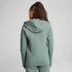 Джемпер жіночий EVOSTRIPE Full-Zip Hoodie Women 68505030 l, зелений - изображение 4