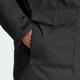 Парка чоловіча з капюшоном ADIDAS Hooded Fur IK0553 l, чорний - изображение 4
