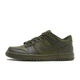 Кросівки жіночі Nike Dunk Low Gs 36 Хакі FB9109-302 - зображення 1
