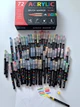 Набір акрилових маркерів XС-1990, форма наконечника brush tip, 72 кольори, в коробці - изображение 4