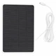 Портативна сонячна панель BauTech з водонепроникним USB-портом 10Вт Чорний (1015-740-00) - зображення 10