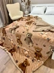 Плед ''Тедді'' двосторонній велюровий зі штучним хутром 200×220 см, коричневий - зображення 1