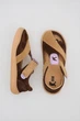 Босоніжки OSIK Sandals Sandman Teens 37 Коричневий для дівчаток - зображення 5