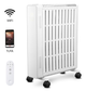 БЕЗмасляний WiFi обігрівач LIFEX Oil Free Heater 2000W (Білий) - зображення 1