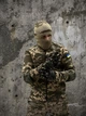 Балаклава шапка оливковый пиксель функциональный зимний головной убор защита от ветра и холода для полевых условий - изображение 8