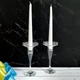 Набір свічок конусних столових парафінових святкових Bispol Candles 7 годин горіння білі (s30-090), 10 шт - изображение 4