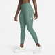 Лосини жіночі Nike Fast Mid-Rise 7/8 Running Leggings With Pockets S Зелений FN3268-361 - зображення 1