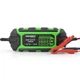 Зарядное устройство Winso Pro 139310 для АКБ напряжение 6V 12V max ток заряда 4A емкость до 120 Ач свинцовый кислотный SLA AGM WET гелевый GEL железофосфатный LiFePO4 аккумулятор амперметр зеленый - изображение 5