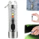 Ліхтар акумуляторний наключний Mini FY11 Type-C 260 mAh з ультрафіолетом та магнітом, прозорий - зображення 5