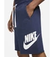 Шорти чоловічі Nike Club Alumni Hbr Ft Short L Синій DX0502-410 - зображення 8