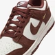 Кроссовки женские Nike Dunk Low 39 Бордовый IB4417-104 - изображение 7