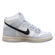 Кроссовки женские Nike Dunk High Aluminum (Gs) 37.5 Комбинированный DB2179-110 - изображение 8
