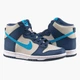 Кроссовки женские Nike Dunk High Gs Grey Blue 38.5 Синий DB2179-006 - изображение 1