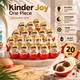 Шоколадні яйці Kinder Joy Funko One Piece 20 шт з молочним і какао кремом, вафельними кульками та іграшкою-сюрпризом - зображення 1