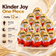 Шоколадні яйці Kinder Joy Funko One Piece 12 шт з молочним і какао кремом, вафельними кульками та іграшкою-сюрпризом - зображення 1