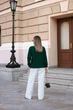 Свитер женский вязаный изумрудный 44-62 с1524.5088 - изображение 10
