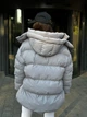 Пуховик женский тёплый серый 42-48 р5041.м510 - изображение 12