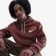 Худи мужское Nike M Nk Solo Sw Flc Hoodie Gpx S Коричневый IH4293-218 - изображение 3