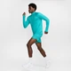 Спортивна чоловіча кофта Nike Stride Dri-Fit 1/4-Zip Running Top M Бірюзовий HV2180-345 - зображення 6