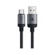 Дата кабель USB 2.0 AM to USB-C 1.2m 3.0A 18W aluminum alloy Black Acefast (6974316283782) - изображение 1