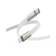 Дата кабель USB 2.0 AM to Lightning 1.2m 30W nylon white Acefast (6974316286240) - изображение 4