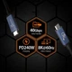 Дата кабель USB-C to USB-C 0.8m USB4 40Gbps 240W (48V/5A) 8K60Hz premium J5create (JUC29L08-N) - изображение 5