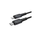 Дата кабель USB-C to Lightning 1.8m 30W 3A nylon black Acefast (6974316281306) - изображение 2