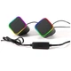 Акустична система ColorWay Cubix 2.0 RGB USB Black (CW-SPU05BK) - изображение 3