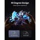 Дата кабель USB 3.0 AM to USB-C 1.0m 3A US385 90° Black Ugreen (20299) - зображення 4