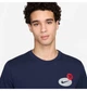 Футболка мужская Nike Dri-Fit Fitness T-Shirt M Темно-синий FV8366-451 - изображение 3