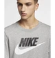 Футболка мужская Nike M Nsw Tee Icon Futura L Серый AR5004-063 - изображение 6