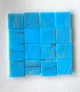 Лист мозаики Picaso Gold Star 20x20 нежно-голубого цвета с медным блеском, 225 шт. (G 14) - изображение 3