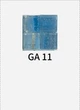 Лист мозаики Picaso Gold Star 10x10 мм, бирюзовый с золотым блеском, 841 шт. (GА 11) - изображение 2