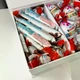 Подарунковий бокс з солодощами kinder у шкатулці для дівчини на день народження - изображение 4