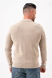 Джемпер-поло на блискавці K.O.R 35133 Бежевий (No335 apricot) 2XL - зображення 5