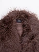 Женский меховой жилет One Size коричневый с длинным ворсом (263916) One size One Size - изображение 6