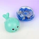 Игрушка для ванны для купания фонтан Кит, брызгает водой, светится, играет музыку и ездит 2в1 - изображение 2