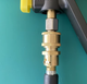 Адаптер 1/4" Karcher K2 K3 K4 K5 K6 K7 200 бар (3000 psi) для мийки високого тиску швидкого з’єднання 1/4" латунь нержавійка - изображение 4