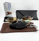 Складные Очки-Хамелеоны GENTLE FAWN GF3046_X54 Polarized Blue Blocker (для Компьютера, Солнца и Авто) + Футляр - изображение 9