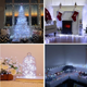 Кластерная LED-гирлянда Neonawall 3 м 200 LED, холодный белый, 8 режимов, таймер, IP44, 220 В 200 ярких огоньков для атмосферного - изображение 5
